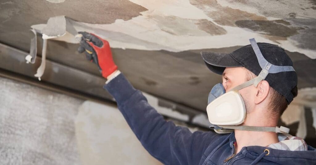 Soot removal during fire damage restoration process