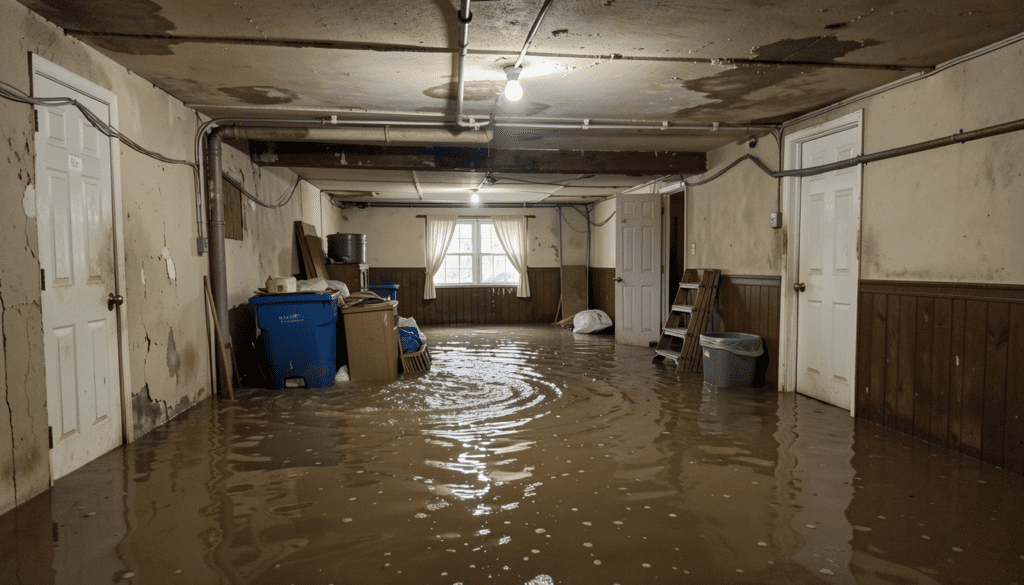 Flooded basement in Kent County home after snow melt