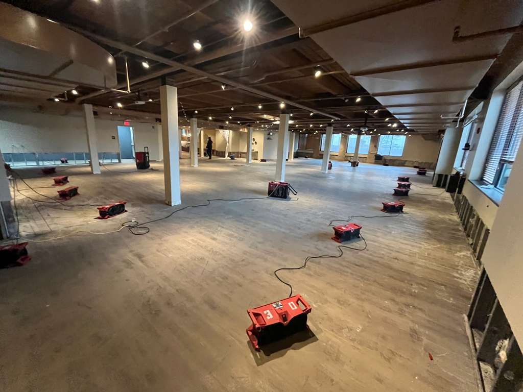 RAM Restoration technicians performing Commercial Water Damage Restoration in Grand Rapids