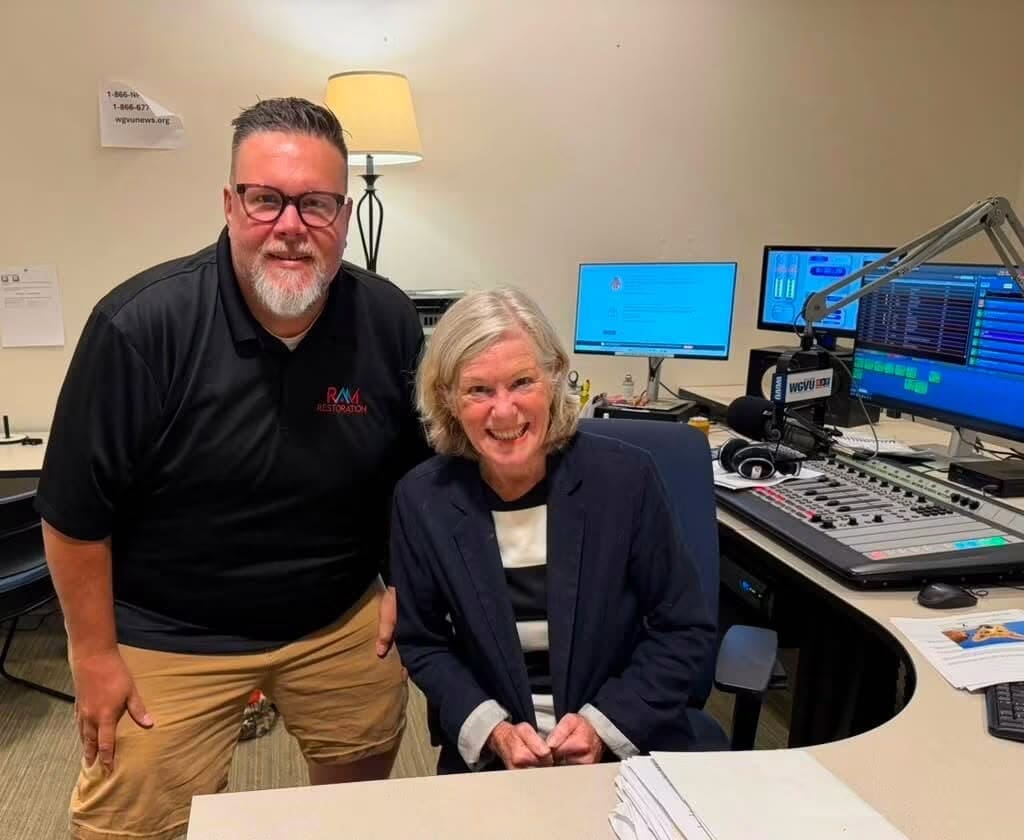 RAM Restoration Business Development Manager Mike Nitz at WGVU Public Media discussing Fall Home Preparation in Grand Rapids
