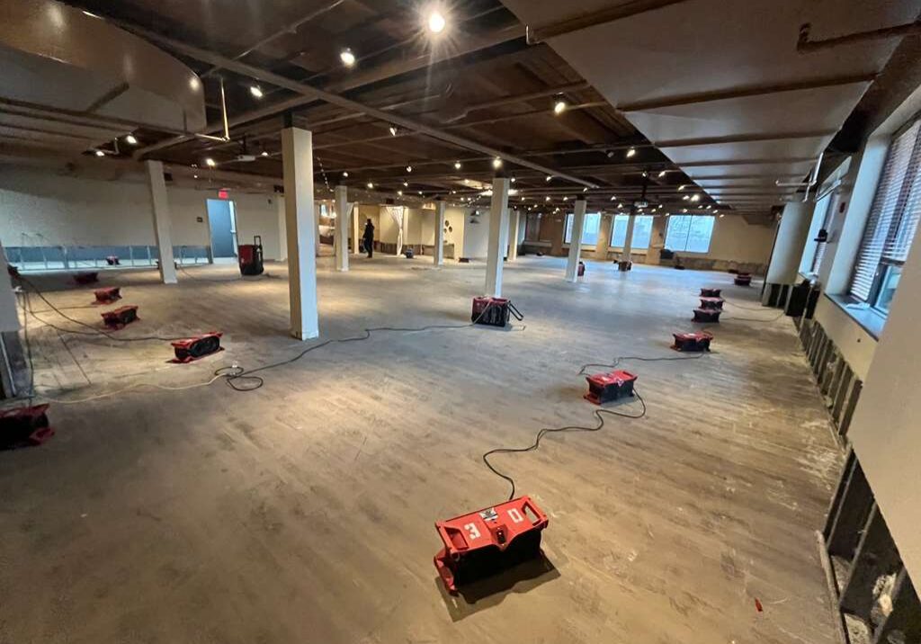 RAM Restoration technicians performing Commercial Water Damage Restoration in Grand Rapids